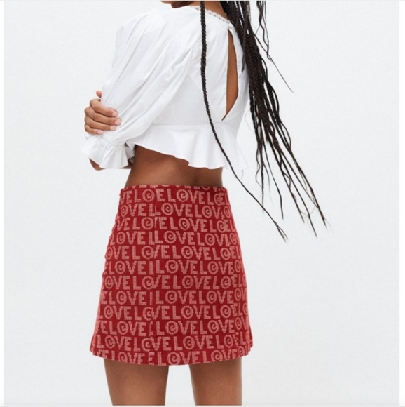 NWT Urban Outfitters Gianna Love Corduroy Mini Skirt Sz L - Picture 4 of 7